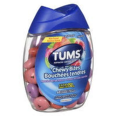 TUMS - Chewy Bits Asst Berry, 60 Each