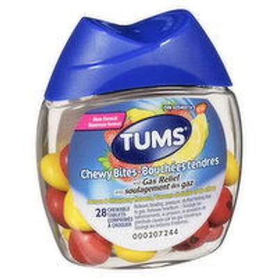 TUMS - Tums Chewy Bites With Gas Relief, 28 Each