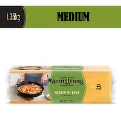 Armstrong - Medium Cheddar Cheese, 1.35 Kilogram