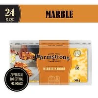 Armstrong - Marble Cheddar Cheese Slices, 500 Gram