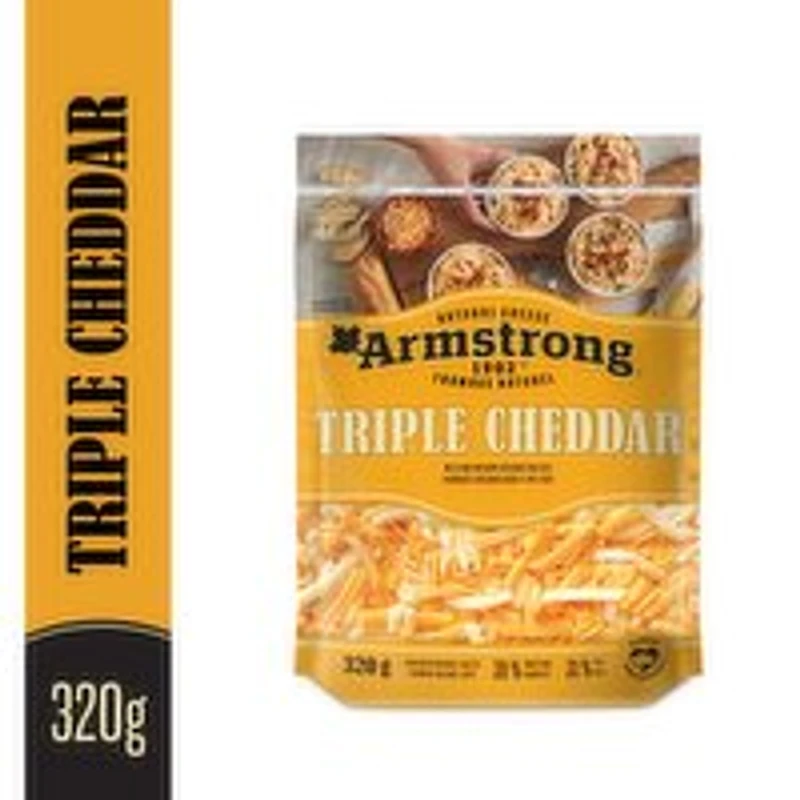 Armstrong - Triple Cheddar Shredded Cheese, 320 Gram