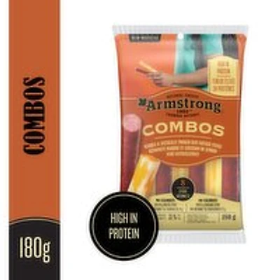 Armstrong - Combos Marble & Naturally Smoked Ham Sausage Sticks, 180 Gram