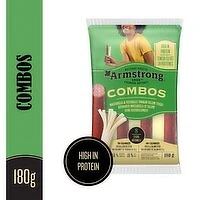 Armstrong - Combos Mozzarella & Naturally Smoked Salami Sticks, 180 Gram