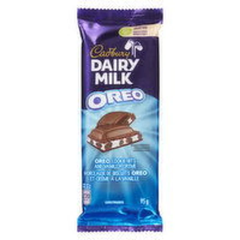 Cadbury - Dairy Milk Oreo Chocolate Bar, 95 Gram