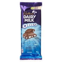 Cadbury - Dairy Milk Oreo Chocolate Bar, 95 Gram