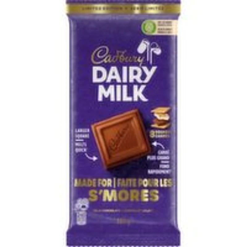 Cadbury - Dairy Milk Made for Smores, 180 Gram