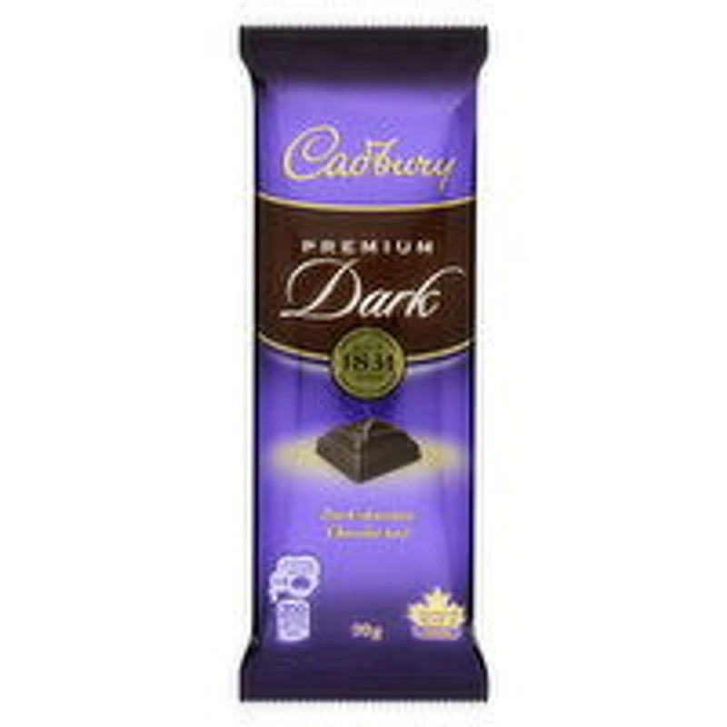 Cadbury - Cadbury Premium Dark Chocolate, 90 Gram