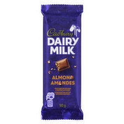 Cadbury - Cadbury Dairy Milk Almond, 90 Gram