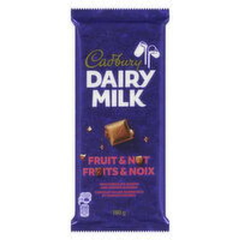 Cadbury - Dairy Milk Fruit & Nut, 180 Gram