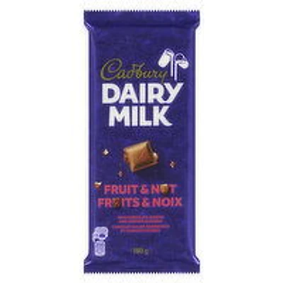 Cadbury - Dairy Milk Fruit & Nut, 180 Gram