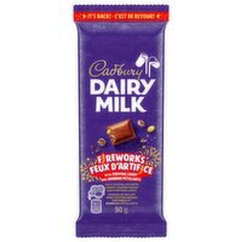 Cadbury - Dairy Milk Fireworks, 90 Gram