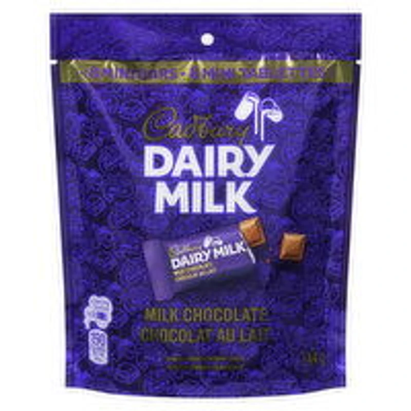 Cadbury - Dairy Milk Chocolate Mini Bars, 144 Gram