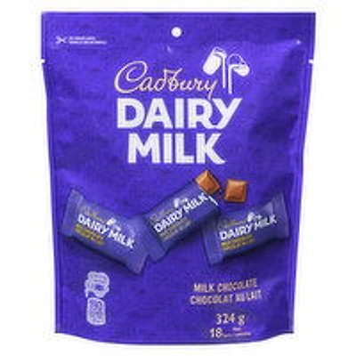 Cadbury - Dairy Milk Chocolate Mini Bars, 324 Gram