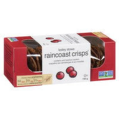 Lesley Stowe - Raincoast Crisps Crackers - Cranberry & Hazelnut, 150 Gram