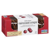 Lesley Stowe - Raincoast Crisps Crackers - Cranberry & Hazelnut, 150 Gram