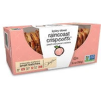 Lesley Stowe - Raincoast Crispcotti Peach and Pecan Crackers, 150 Gram