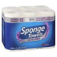 Sponge - Sponge Towel Ultra Pro Case 6Eq12, 6 Each