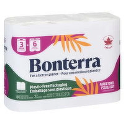 Bonterra - Paper Towel, Choose-a-Size 3 Mega Rolls, 3 Each