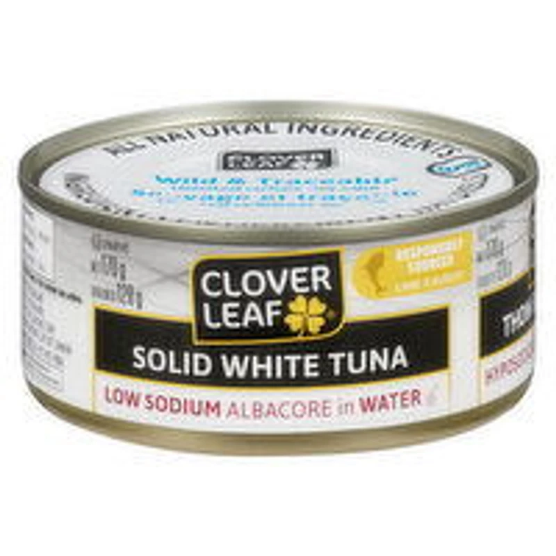 Clover Leaf - White Tuna, Low Sodium, 170 Gram