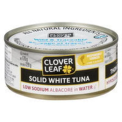 Clover Leaf - White Tuna, Low Sodium, 170 Gram