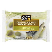 Clover Leaf - Brisling Sardines In Olive Oil, 106 Gram