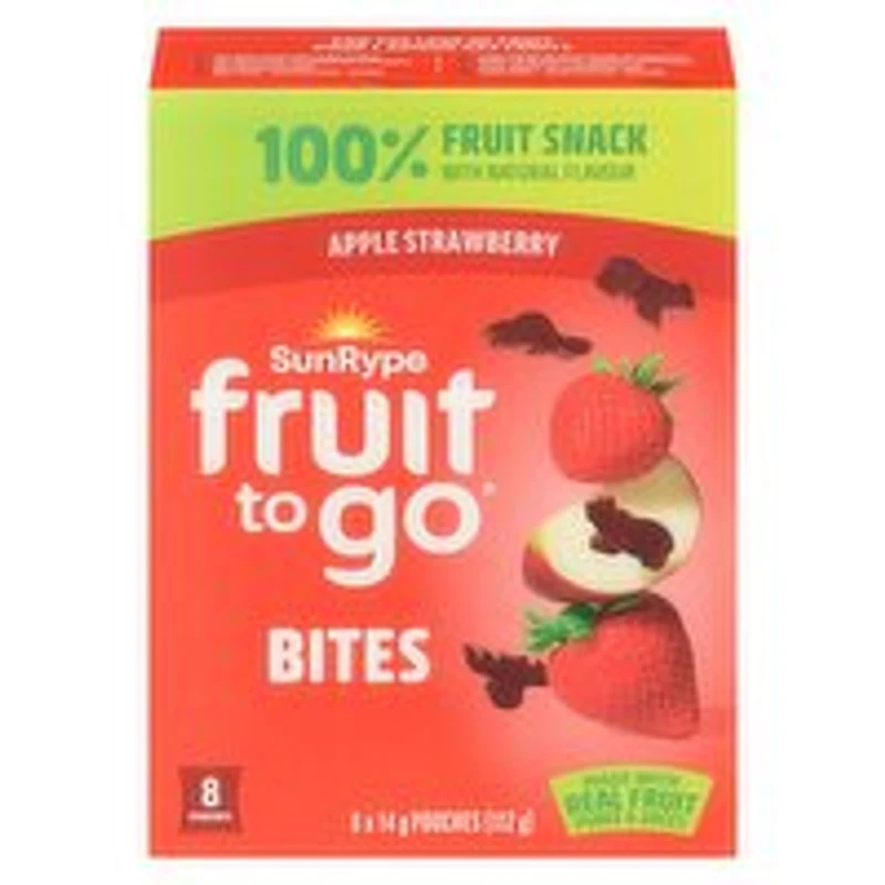SunRype - Fruit To Go Apple Strawberry Bites, 112 Gram