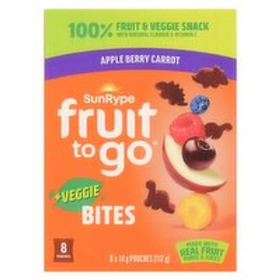 SunRype - Fruit To Go Apple Berry Carrot Bites, 112 Gram