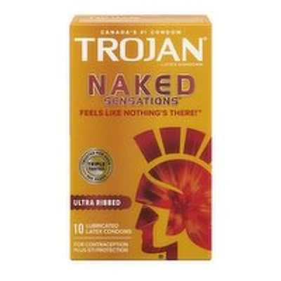 Trojan - Naked Sensations Condoms, 10 Each
