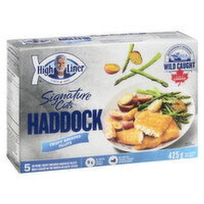 High Liner - Signature Cuts Haddock- Crispy Breaded Fillets, 425 Gram