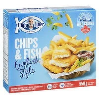 High Liner - English Style Chips & Fish, 550 Gram
