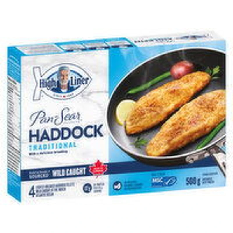 High Liner - Pan Sear Haddock-Traditional, 500 Gram