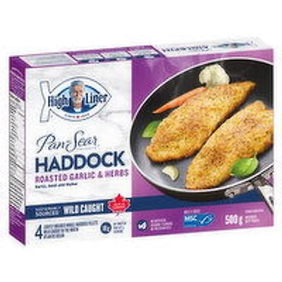High Liner - Pan Sear Haddock-Roasted Garlic & Herbs, 500 Gram