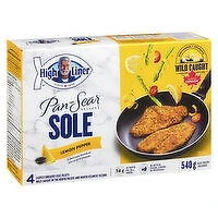 High Liner - Pan Sear Wild Caught Sole - Lemon Pepper, 540 Gram