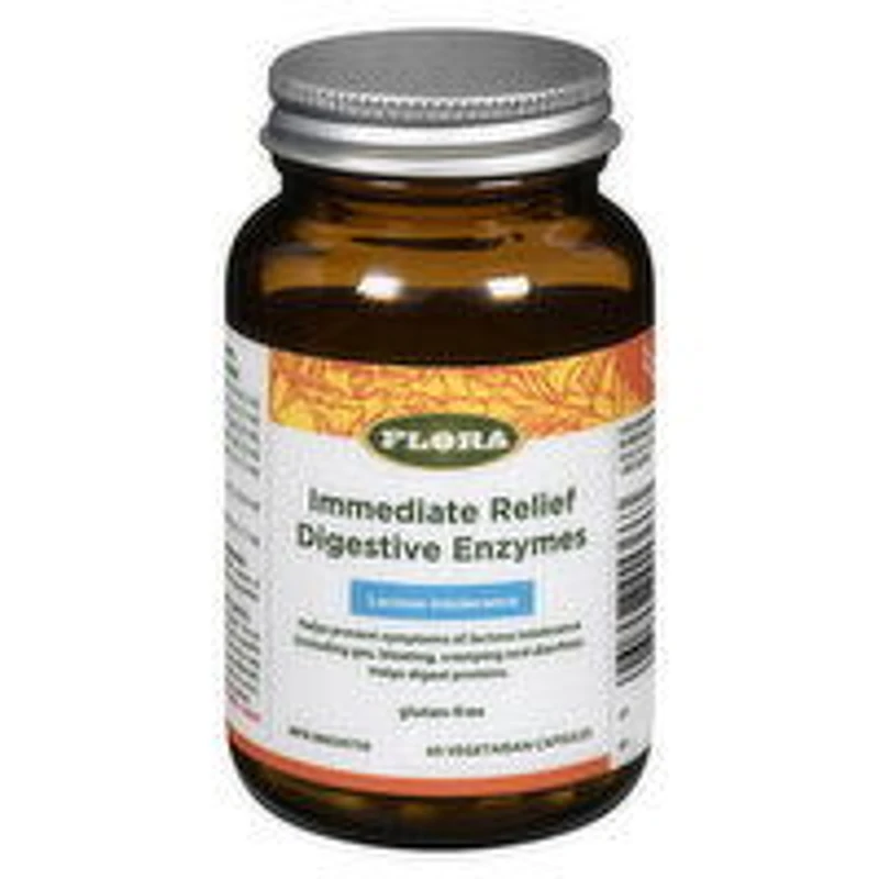 FLORA - Immediate Relief Enzymes, 60 Each