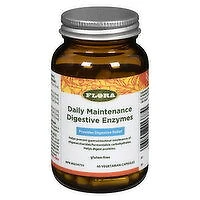 FLORA - Daily Maintenance Enzymes, 60 Each