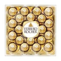 Ferrero - Rocher Fine Hazelnut Chocolate Gift Box, 24 Each