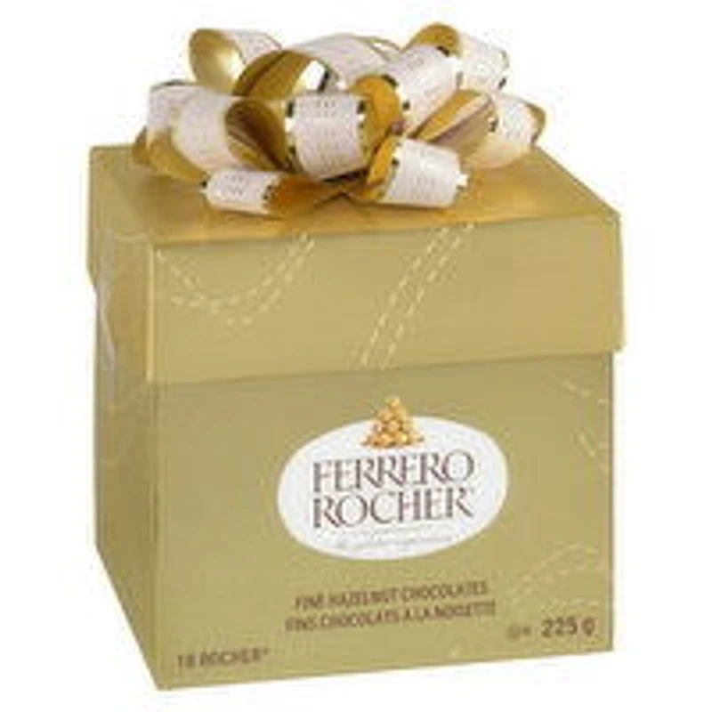 Ferrero - Rocher Fine Hazelnut Chocolate Gift Box, 225 Gram
