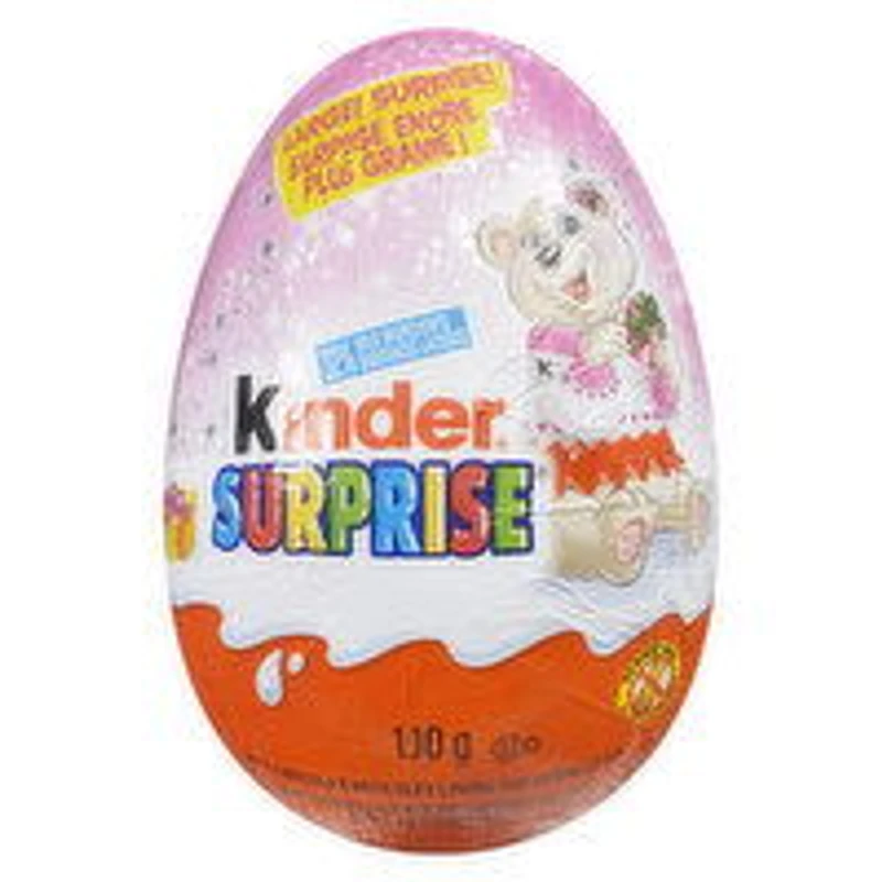 Kinder - Surprise Christmas Egg Pink, 100 Gram
