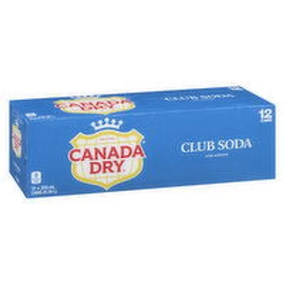 Canada Dry - Club Soda, 12 Each