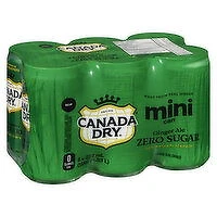 Canada Dry - Ginger Ale Zero Sugar, 222 Millilitre