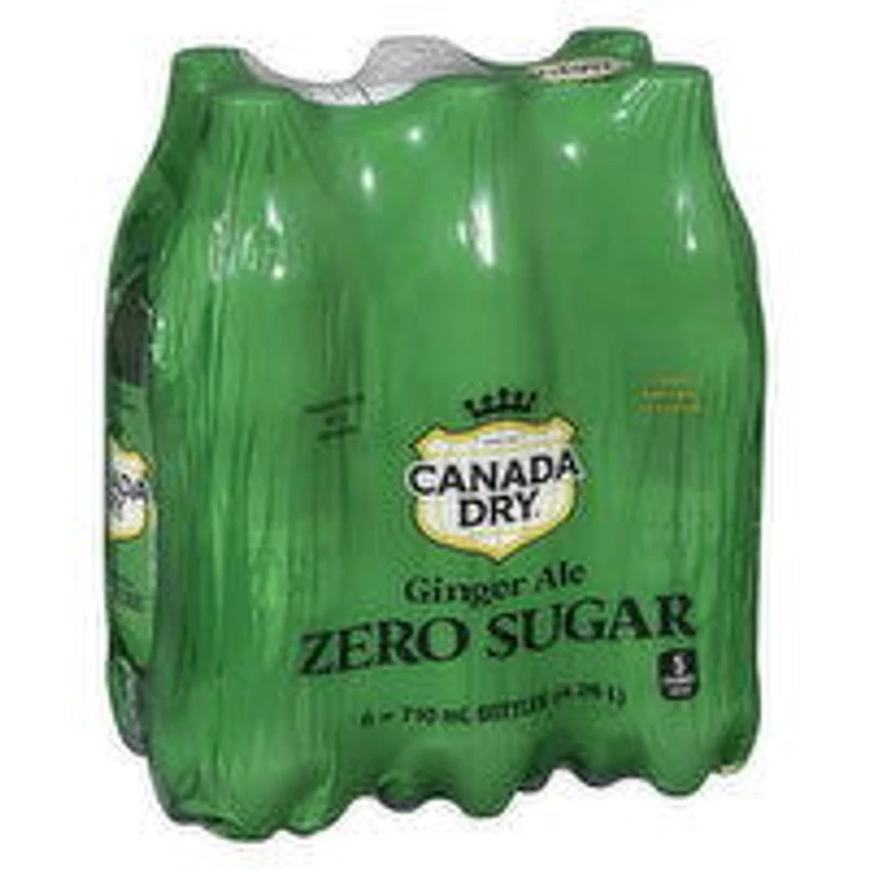 Canada Dry - Zero Sugar, 6 Each