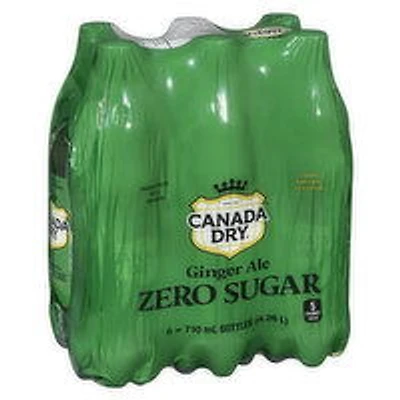 Canada Dry - Zero Sugar, 6 Each