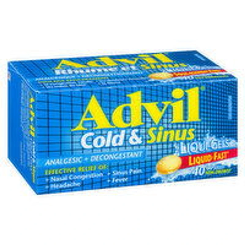 Advil - Cold & Sinus Liqui-Gels, 40 Pack, 1 Each