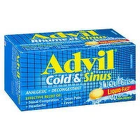 Advil - Cold & Sinus Liqui-Gels, 40 Pack, 1 Each