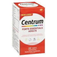 Centrum - Forte Essentials Multivitamin Adults, 100 Each