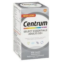 Centrum - Select Essentials Adults 50+, 100 Each