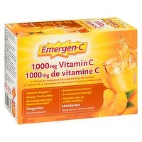 Emergen-C - Emergen C Tangerine, 30 Each
