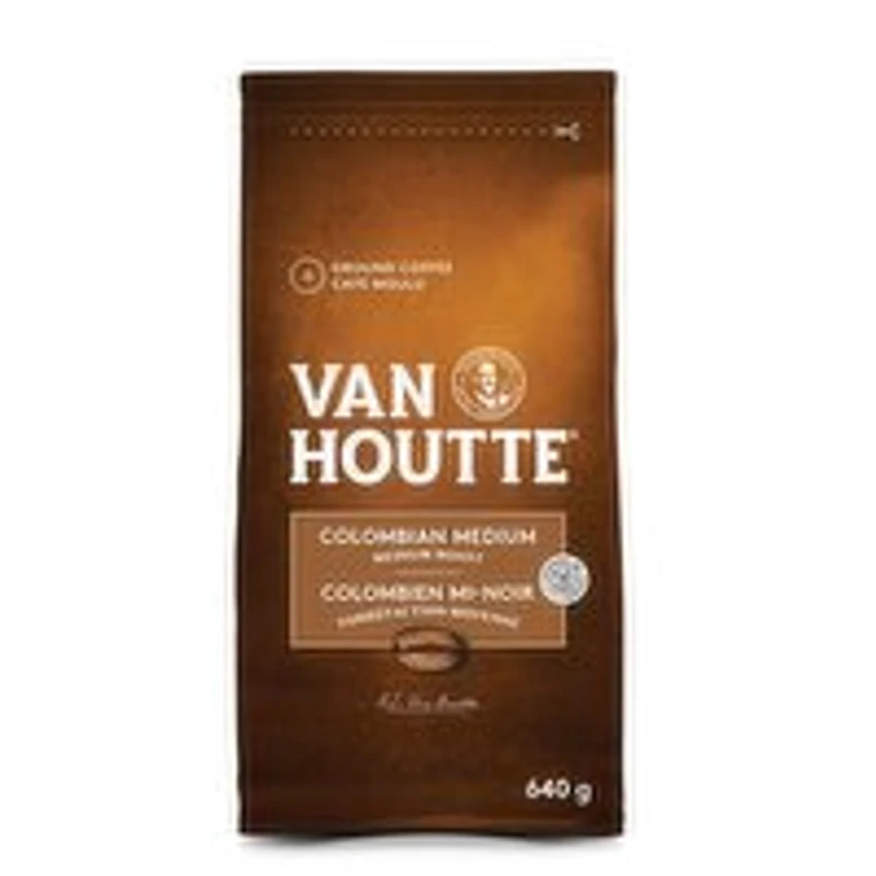 VAN HOUTTE - Van Houtte Colombia Medium Roast Grnd, 640 Gram
