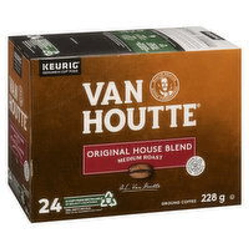 Van Houtte - Original House Blend K Cup Pods, 24 Each