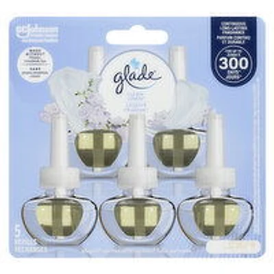 Glade - Glade Plugins Refill VP- Clean Linen, 5 Each